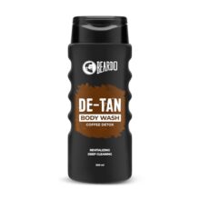 Beardo De-Tan Body Wash For Men, 500Ml | Tan Removal And Caffeine Body Wash | Detan With Coffee & Aloe Extracts | For Body & Face | Refreshing Fragrance | Bodywash For Men
