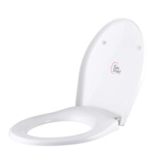 Kohler Brive Toilet Seat Slow Close – Oval Shaped in White – Toilet Seat for Bathroom – High Gloss Finish, Comfort Seating – Easy Hygiene Maintenance – Seat Closes Quietly without Slamming 13946IN-2-0