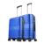 Aristocrat Harbour Set Of 2 Trolley Bag 55, 66 Cm | Small+Medium | Polypropylene Hard Luggage | Smooth 8-Wheel Suitcase | Combination Lock With Sturdy Zipper | 3-Year Warranty – Unisex (Blue)