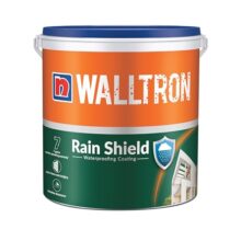 Walltron Rain Shield; Elastomeric Exterior Wall Waterproof Coating Paint (20 Litre)-Crack Bridging Waterproofing for Walls, Dirt Pick-up Resistant, 7 Years Warranty