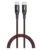 iBall 100W Type-C to Type-C Braided Charging Cable, Fast Charging 20V 5A, 1.5 m, Black + Red