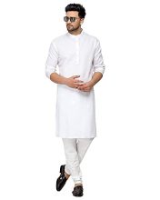Gauri Laxmi Enterprise Men’S Cotton Blend Solid Regular Shirt (^ P Wht 34_White