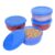 Cutting EDGE 900ml Eco Storage Container & Organizer Set of 4 (Light Blue)