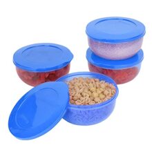 Cutting EDGE 900ml Eco Storage Container & Organizer Set of 4 (Light Blue)