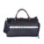 Gear Essentials 27L Faux-Leather Water Resistant Travel Duffle Bag/Gym Bag for Men/Women with Shoe Compartment (Brown)