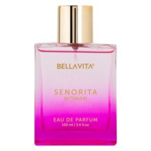 Bella Vita Luxury Women Senorita Eau De Parfum Liquid Perfume with Yuzu, Lotus, Magnolia & Musk |Fresh & Fruity Long Lasting Edp Frgarance Scent, 100 ml