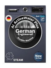 BOSCH 10 kg Fully Automatic Front Load Washing Machine with In-built Heater Blue(WGA254ZPIN)