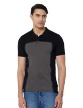 United Colors of Benetton Frame Shape Panel Pique Polo