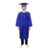 Desi Andaaz Kids Convocation Dress Graduation Gown and Cap Set | Breathable Polyester | Ideal for School, Nursery & Kindergarten Graduation(Blue1)(6-7 Years)