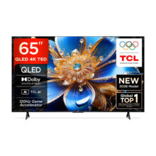TCL T6D 163.83 cm (65 inch) QLED Ultra HD (4K) Smart Google TV 2026 Edition with HDR10+ Dolby Vision- Atmos 28W HVA Panel TCL AI Slim & Uni body Design(65T6D)