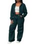 Q – RIOUS Women’s Baggy Mid Waisted Lounge Sweat Pants with Drawstring Athletic Flared Joggers with Pockets (Teal_34)