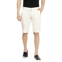 The Indian Garage Co Men’s Chino Regular Cotton Casual Shorts (0319-SHORTS02-11_White 36), 2XL