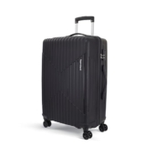 KAMILIANT by American Tourister Savvy|Trolley Bag Check-in Medium Size (70 cms) for Travel| Hard Case Polypropylene (PP) Suitcase|360° 8-Wheel Spinner Luggage Trolley|Combination Lock|Black