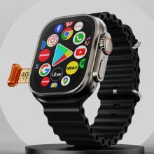 Fire-Boltt Oracle Wristphone – 4G Sim/Lte/Wifi, Android Os, Play Store & Phone Notification Smartwatch(Onyx Wave Strap, Free Size)