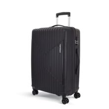 KAMILIANT by American Tourister Savvy|Trolley Bag Check-in Medium Size (70 cms) for Travel| Hard Case Polypropylene (PP) Suitcase|360° 8-Wheel Spinner Luggage Trolley|Combination Lock|Black
