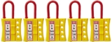 Aktion Safety Lockout Device AK-SLDH-75 De-Electric HASP Number of Holes: 4 – Yellow (Pack of 5)