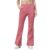98 Degree North Women Flared Fleece Track Pants-GL1315-DUSTYPINK_XXL