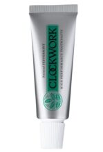 Clockwork Natural Peppermint Toothpaste, Travel Size 8g | Nano Hydroxyapatite (nHAp) | Fluoride Free, SLS Free, Vegan