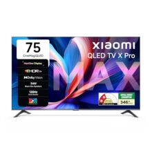 Xiaomi (189 cm) 75 inch Smartchoice X Pro 4K QLED | Dolby Vision & HDR10+| 34W Boom Box Speakers| 120Hz Game Booster| Gemini AI| Google TV | L75MB-APIN
