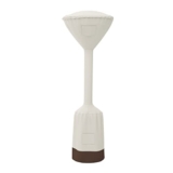 Amazonbasics Standup Patio Heater Cover | Height: 95 Inch, Dome Diameter: 34 Inch, Round Base Diameter: 18.5 Inch | Polyester | White
