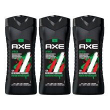 Axe Africa 3-In-1 Body, Face & Hair Wash | Vibrant Mandarin & Sandalwood Scent | 12H Refreshing Fragrance | Combo Of 3| 400 Ml Each