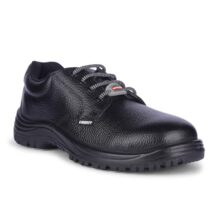Liberty Freedom Surksha1Sk Safety Shoes For Men’S With Pu Insole | Comfortable For All Weather | Shock Absorber| Black- 5