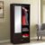 HomeTown Utsav Two-Door Wardrobe with Mirror (Wenge)