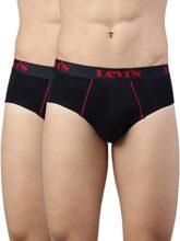 Levi’s Men’s STYLE-065 100% Cotton Outer Elastic Brief Pack of 2