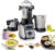 Hamilton Beach 58770-In 1400 W Juicer Mixer Grinder(58770-In | 3 Jars | Black And Steel)