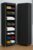 SUBEKYU Foldable Cloth Almirah 9 Shelf Plastic Wardrobe | Collapsible Clothes Storage Cupboard Organizer Rack for Bedroom, Black