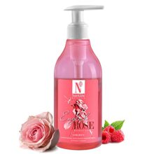 NutriGlow NATURAL’S English Rose Shower Gel With Mulberry Extract For Long Lasting Freshness, Gentle Cleansing, Deep Moisturisation, No Sulphates, 300 ml