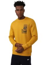 Reebok Men 70% Cotton/30% Recycled.Polyester RBK GR Performance Sweat Training Sweatshirts BRGOCH (S)