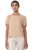 Van Heusen Women Beige Print Formal Boat Neck Top