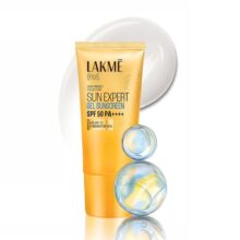 Lakmē Water Light Gel In-Vivo tested SPF 50 PA++++ Sunscreen with Niacinamide For Oily Skin 50g