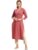 rytras Women’s Rayon Floral Printed Straight Kurta(Peach,L)