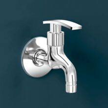 Plantex Washing Machine Tap with Brass Spindle/Tap for Washing Machine/Garden/Pipe Connection Tap/Washing Machine Pipe Connector-(Chrome)