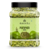 Auravita Premium Pumpkin Seeds 500Gm – Natural & Raw Seeds For Eating | Immunity Booster And Protein Rich Seeds | Healthy Diet Snacks Gift Pack