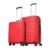 Aristocrat Chroma Set Of 2 Hard Luggage (55Cm And 65Cm) | Cabin And Medium Check-In Luggage | Robust Construction With Strong Wheels, Rust-Free Trolley, Secured Zip And Secured Combination Lock | Red