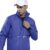 The Indian Garage co Men Blue Slim Fit Solid Puffer Jacket