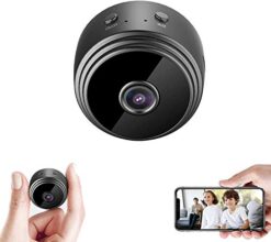 Techoview WiFi Camera Audio Video Recording Low Ligh Vision Camera Small Size, Motion Detection – V380 Pro App