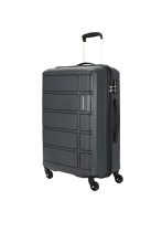 Kamiliant By American Tourister Harrier 56 Cms Small Cabin Polypropylene (Pp) Hard Sided 4 Wheeler Spinner Wheels Luggage (Grey)
