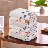 Urbane Home 6 Pcs Soft Cotton Face Towels for Men & Women | Easily Washable | Travel Friendly Pocket Towels & Gym Napkins | Assorted