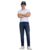 Men’s Blue Slim Mid Rise Jeans