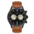 TIMEX Analog Watch for man with Black Round Dial & Tan Leather Strap Band Water Resistant Men’s Wrist Watches – TWEG19808