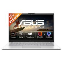 ASUS Vivobook Go 14 (2026),AMD Ryzen 3 30,AMD Radeon iGPU,8GB RAM,256GB SSD,FHD,14″(35.5 cm),Windows 11 Home,M365 Basic(1 Year),Office 2024,Cool Silver,1.38 kg,E1404FA-EB1762WS,Thin & Light Laptop