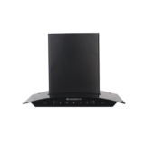 Wonderchef Power Curve Wall-Mount Chimney|Auto Clean Function|1200M3/H |Suction Capacity|Baffle filter |3 Speed Suction|Gesture and Touch Control|Oil Collector|Low Noise|LED Lamp|60cm|Black