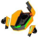 Nu Republic Transform-X with X-Bass, ENC Technology, 60 Hrs Playtime, TWS with Mic and Hall Sensor, Fast Charge, Dual Mode TWS Earbuds – Yellow