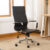 Flipkart Perfect Homes Faux Leatherette Revolving High Back Conference Office Desk Study Chair With Arms For Conference, Home, Office in Black Colour Leatherette Office Conference Chair(Black, Optional Installation Available)