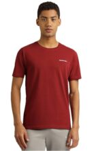 Reebok_Men’s_Regular Fit_Lifestyle T Shirt E_Cabernet_Size_M_Tshirt