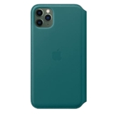 Apple Leather Folio (for iPhone 11 Pro Max) – Peacock